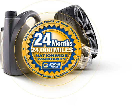 NAPA 24 months/24,000 miles - Magic City Tire & Service